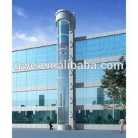 800kg~1000kg,1.0m/s~1.75m/s Full View and Outdoor Glass Panoramic Elevator